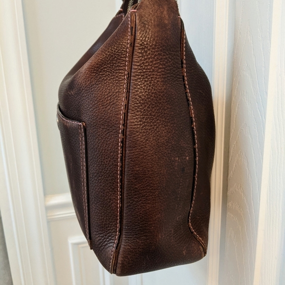 Coach Chelsea Brown Leather Hobo Purse - Picture 3 of 15